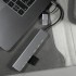 USB-хаб ROOT 8 в 1, серый, алюминий