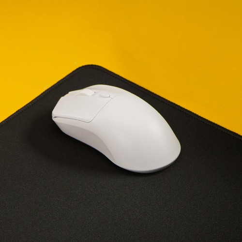 Коврик для мыши GLIDE S, 26*21*0,3см, прошитый край, белый