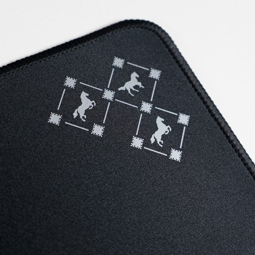 Коврик для мыши GLIDE M, 35*25*0,3см, прошитый край, белый