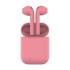 Наушники беспроводные с зарядным боксом TWS AIR SOFT, цвет розовый