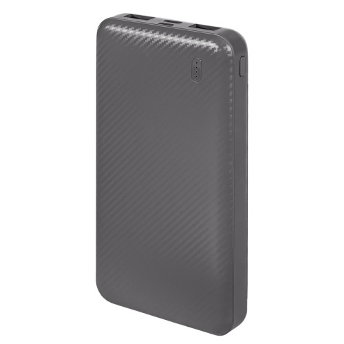 Универсальный аккумулятор Rib 10 (10000 мАч), белый, 13,5х6.8х1,5 см