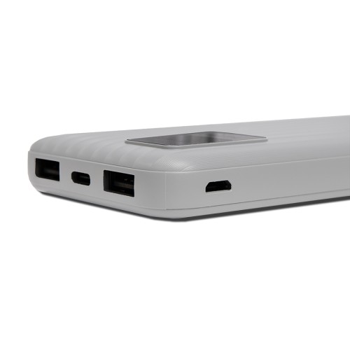 Универсальный аккумулятор Wave 10 (10000 мАч), белый, 14,9х6.7х1,6 см