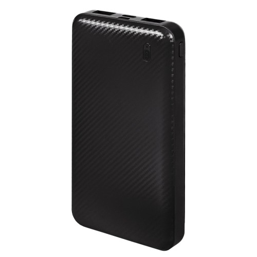 Универсальный аккумулятор Rib 10 (10000 мАч), белый, 13,5х6.8х1,5 см