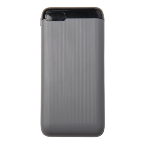 Универсальный аккумулятор Num 20 (20000 мАч), серый, 14,6х7.0х2,75 см