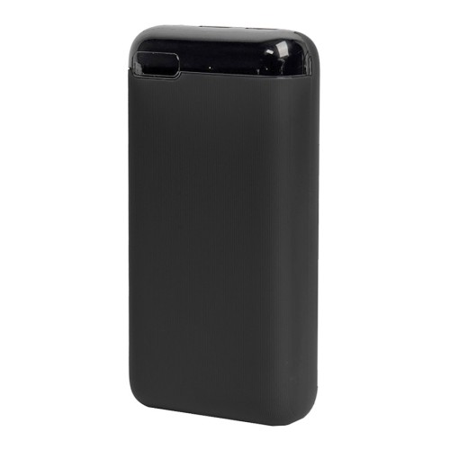 Универсальный аккумулятор Num 20 (20000 мАч), серый, 14,6х7.0х2,75 см