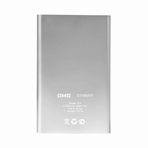 Универсальный аккумулятор Al 4 (4000 мАч), золотистый, 11х6.9х0,98 см