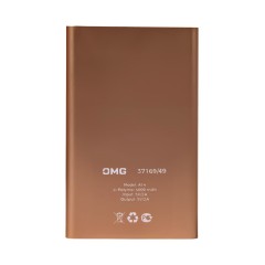 Универсальный аккумулятор Al 4 (4000 мАч), золотистый, 11х6.9х0,98 см