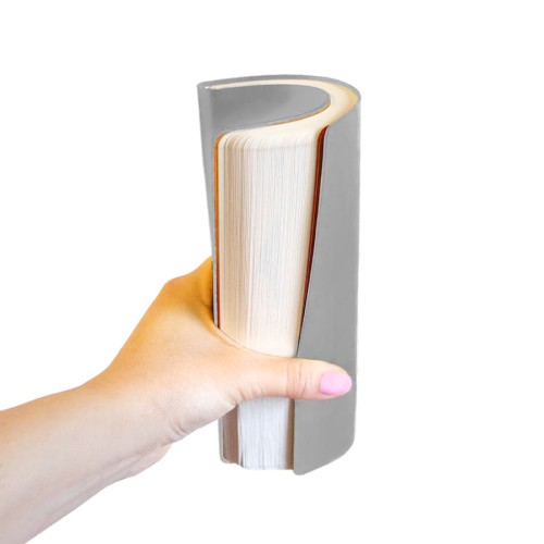 Бизнес-блокнот FUNKY А5, голубой, серый форзац, мягкая обложка, в линейку