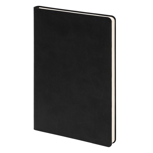 Бизнес-блокнот FUNKY А5, голубой, серый форзац, мягкая обложка, в линейку