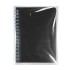 Блокнот на двойной пружине HELIX MINI, 105 х 150 мм, черный, блок в клетку