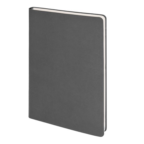 Бизнес-блокнот SMARTI, A5, белый, мягкая обложка, в клетку