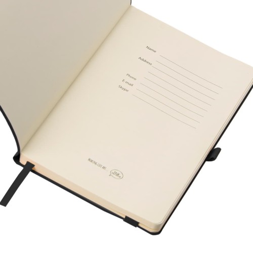 Бизнес-блокнот GRACY на резинке, формат А5, в линейку