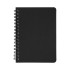 Блокнот на двойной пружине HELIX MINI, 105 х 150 мм, черный, блок в клетку