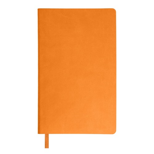 Бизнес-блокнот FUNKY А5, голубой, серый форзац, мягкая обложка, в линейку
