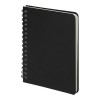 Блокнот на двойной пружине HELIX MINI, 105 х 150 мм, черный, блок в клетку