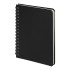 Блокнот на двойной пружине HELIX MINI, 105 х 150 мм, черный, блок в клетку