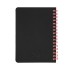 Блокнот на двойной пружине HELIX MINI, 105 х 150 мм, черный, блок в клетку