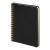 Блокнот на двойной пружине HELIX MINI, 105 х 150 мм, черный, блок в клетку