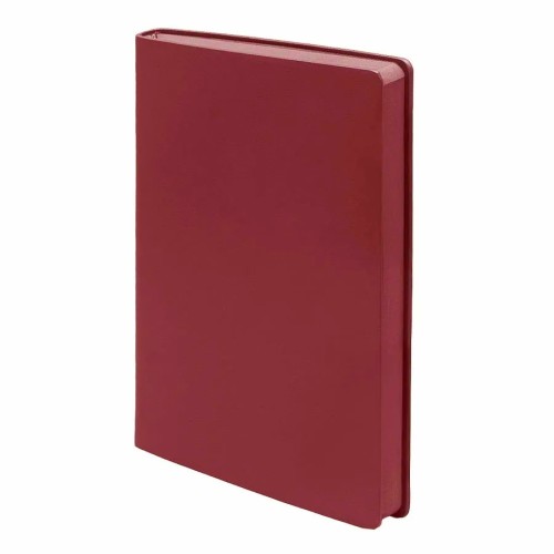 Бизнес-блокнот LADY, формат А5, бордовый, блок в клетку