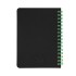 Блокнот на двойной пружине HELIX MINI, 105 х 150 мм, черный, блок в клетку