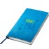Бизнес-блокнот FUNKY А5, голубой, серый форзац, мягкая обложка, в линейку
