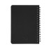 Блокнот на двойной пружине HELIX MINI, 105 х 150 мм, черный, блок в клетку