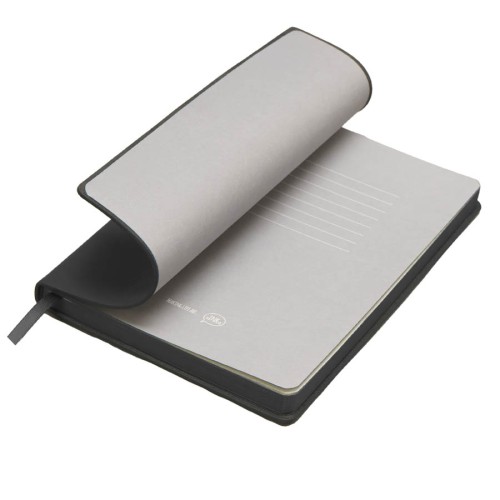 Бизнес-блокнот LADY, формат А5, бордовый, блок в клетку