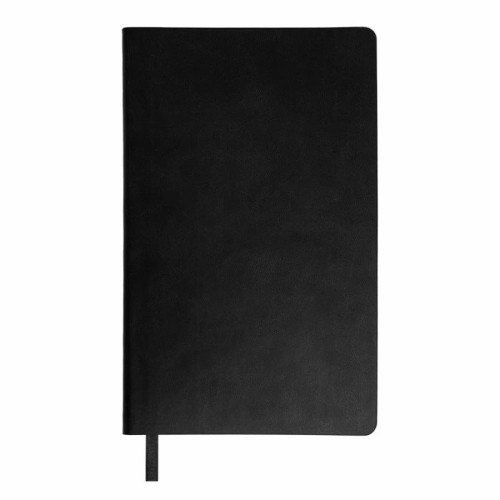 Бизнес-блокнот FUNKY А5, голубой, серый форзац, мягкая обложка, в линейку