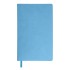 Бизнес-блокнот FUNKY А5, голубой, серый форзац, мягкая обложка, в линейку
