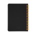 Блокнот на двойной пружине HELIX MINI, 105 х 150 мм, черный, блок в клетку