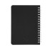 Блокнот на двойной пружине HELIX MINI, 105 х 150 мм, черный, блок в клетку