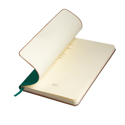 Ежедневник недатированный SIMPLY FLEX, А5, голубой, кремовый блок, в линейку