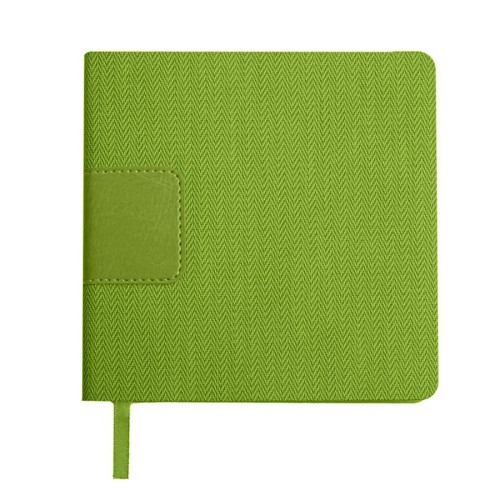 Ежедневник недатированный Scotty, А5-, бирюзовый, кремовый блок, без обреза