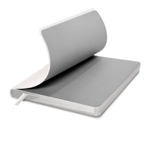 Ежедневник недатированный Pulpy, А5, белый, кремовый блок в линейку, белый срез