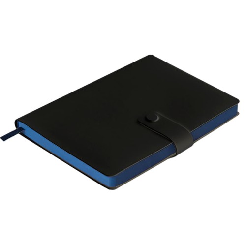 Ежедневник недатированный Stellar, А5, белый, кремовый блок в линейку, с зеленым обрезом