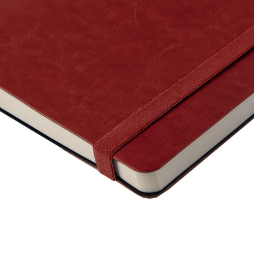 Ежедневник недатированный Boomer, А5, белый, кремовый блок в линейку, без обреза