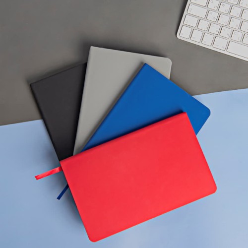 Ежедневник недатированный SIMPLY FIRM, А5, голубой, кремовый блок, в линейку