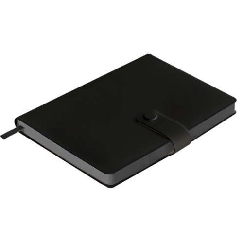 Ежедневник недатированный Stellar, А5, белый, кремовый блок в линейку, с зеленым обрезом