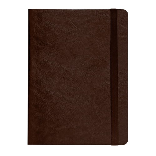 Ежедневник недатированный Boomer, А5, белый, кремовый блок в линейку, без обреза