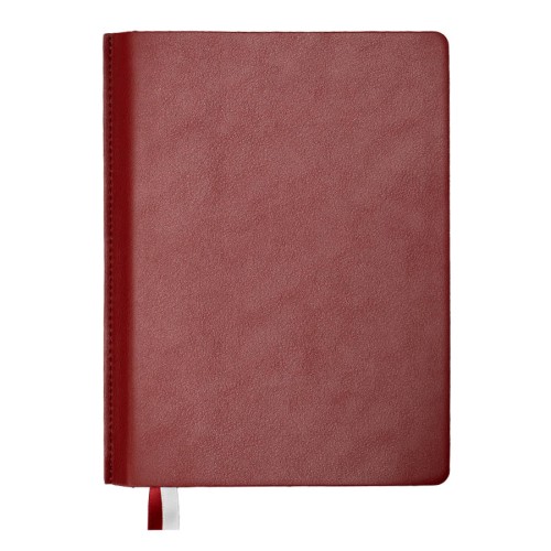 Ежедневник недатированный MAVE, бордовый, А5, блок в линейку