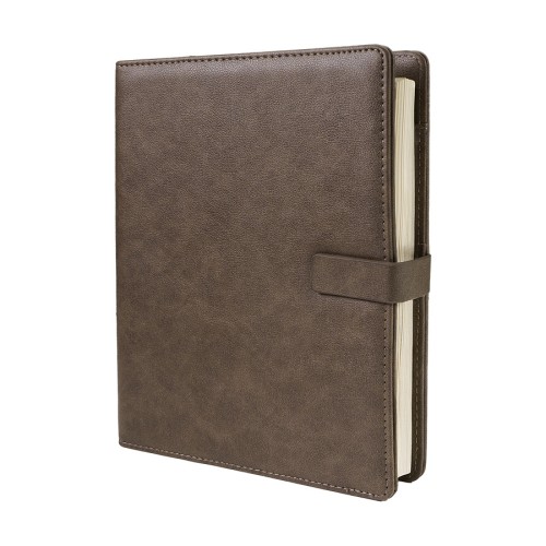 Ежедневник недатированный Coach, B5, коричневый, кремовый блок, подарочная коробка