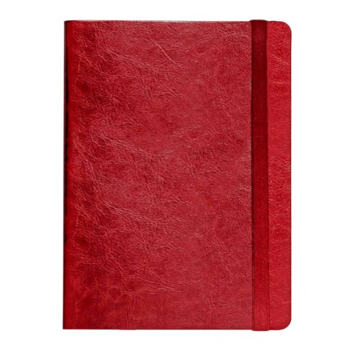 Ежедневник недатированный Boomer, А5, белый, кремовый блок в линейку, без обреза