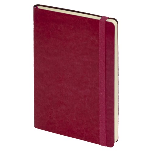 Ежедневник недатированный Boomer, А5, белый, кремовый блок в линейку, без обреза