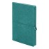 Ежедневник недатированный Fusion, А5, бирюзовый, кремовый блок в линейку