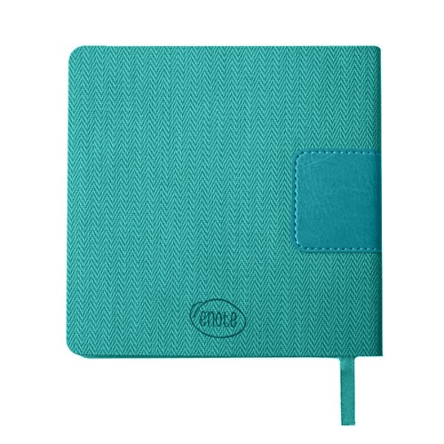 Ежедневник недатированный Scotty, А5-, бирюзовый, кремовый блок, без обреза