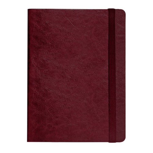 Ежедневник недатированный Boomer, А5, белый, кремовый блок в линейку, без обреза