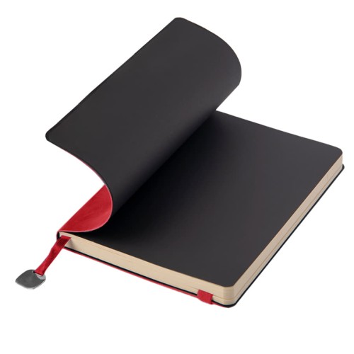 Ежедневник недатированный Boomer, А5, белый, кремовый блок в линейку, без обреза