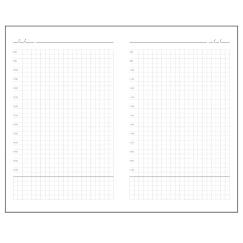 Ежедневник недатированный SIMPLY FLEX, А5, голубой, кремовый блок, в клетку