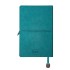 Ежедневник недатированный Fusion, А5, бирюзовый, кремовый блок в линейку