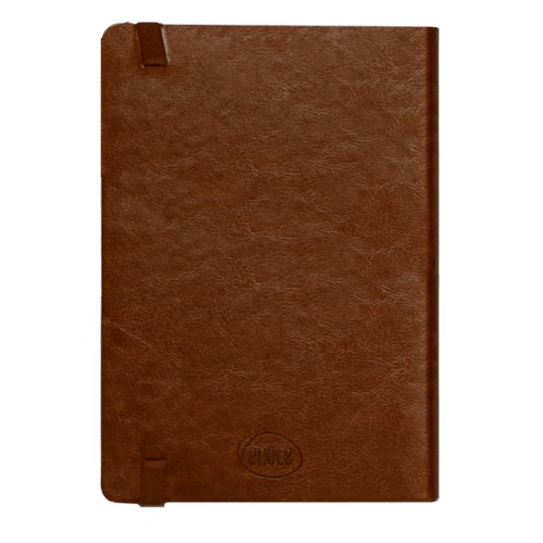 Ежедневник недатированный Boomer, А5, белый, кремовый блок в линейку, без обреза